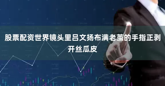 股票配资世界镜头里吕文扬布满老茧的手指正剥开丝瓜皮
